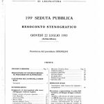 23 luglio 1993 - Senato della Repubblica Italiana